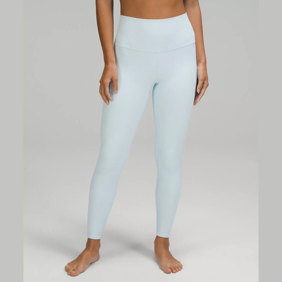 NEW lululemon Size 6 Women's Align High-Rise Pant 25" - Powder Blue - Picture 1 of 4
